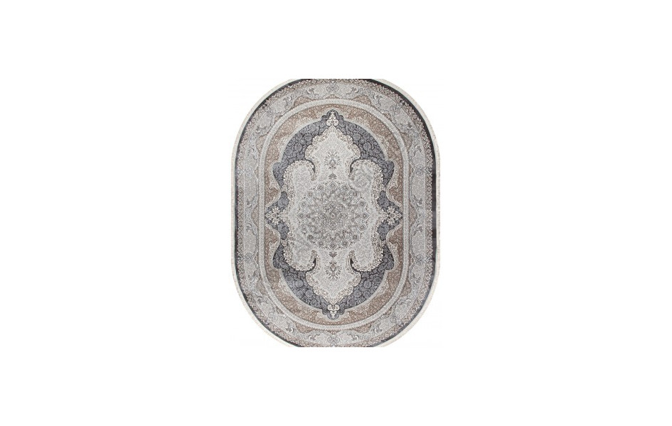 Ковер Avangard 36945A OVAL GREY / GREY
